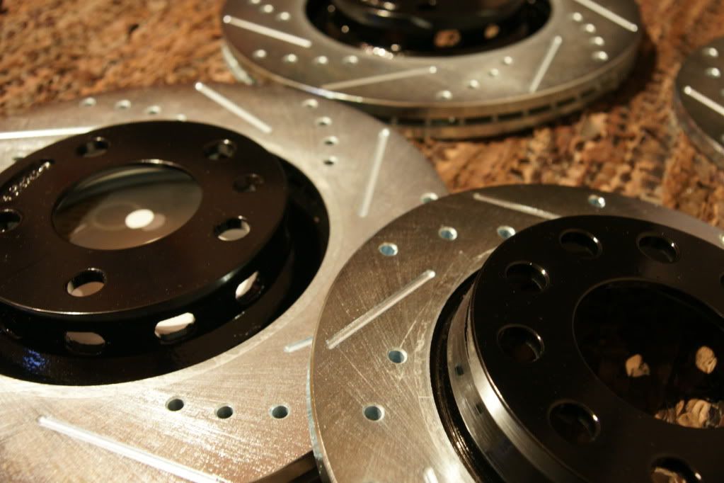 POSI QUIET Ceramic Pads for TT//Quattro 2.0T F/&R Drill Slot Brake Rotors