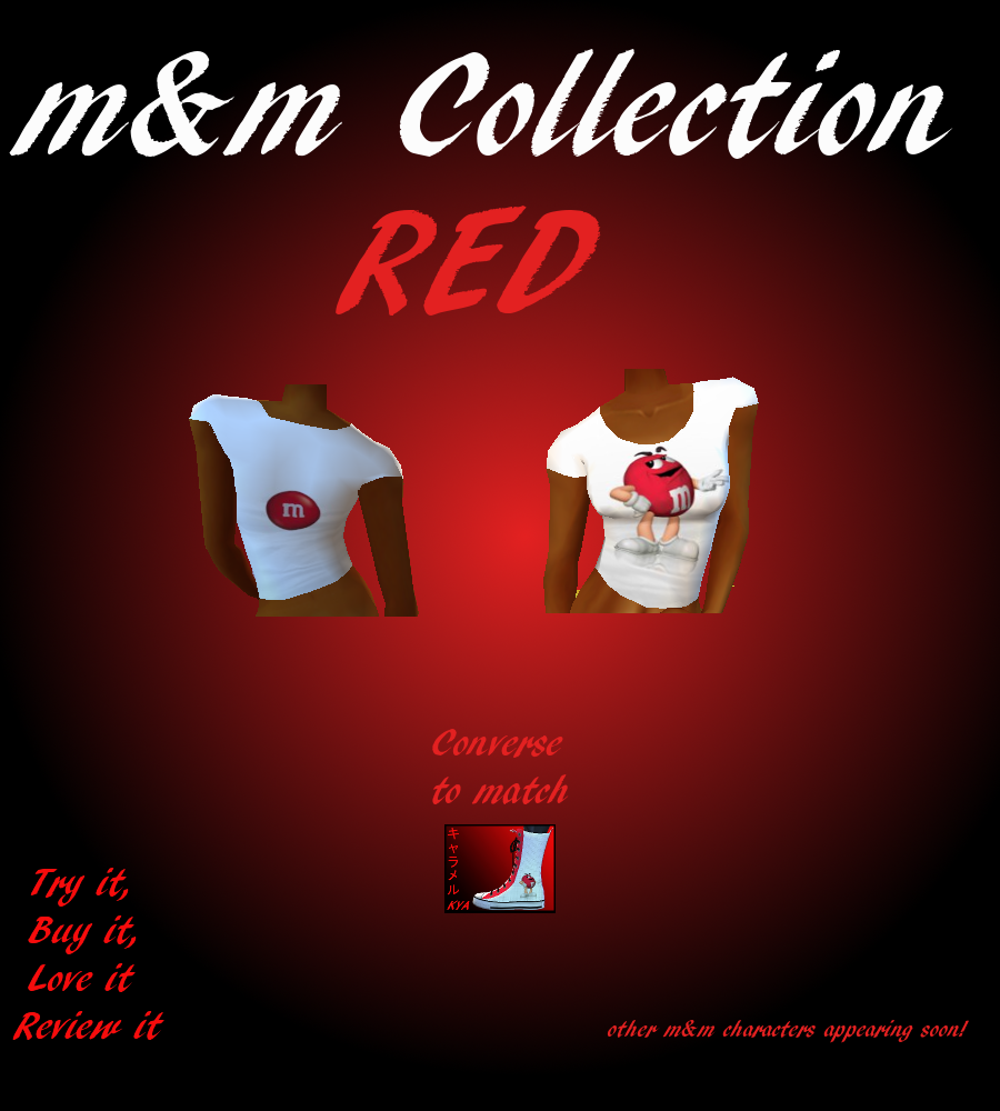 Red m&amp;m tee final
