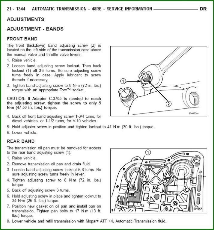 48re transmission specs