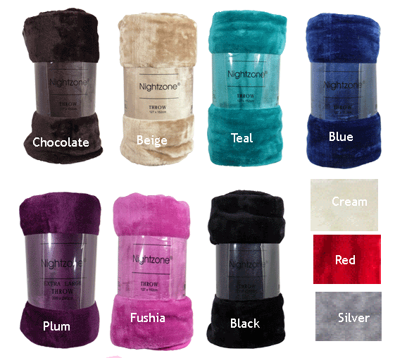 Luxury Soft Faux Fur Mink Throw Sofa Bed Blanket Medium Extra Large 20