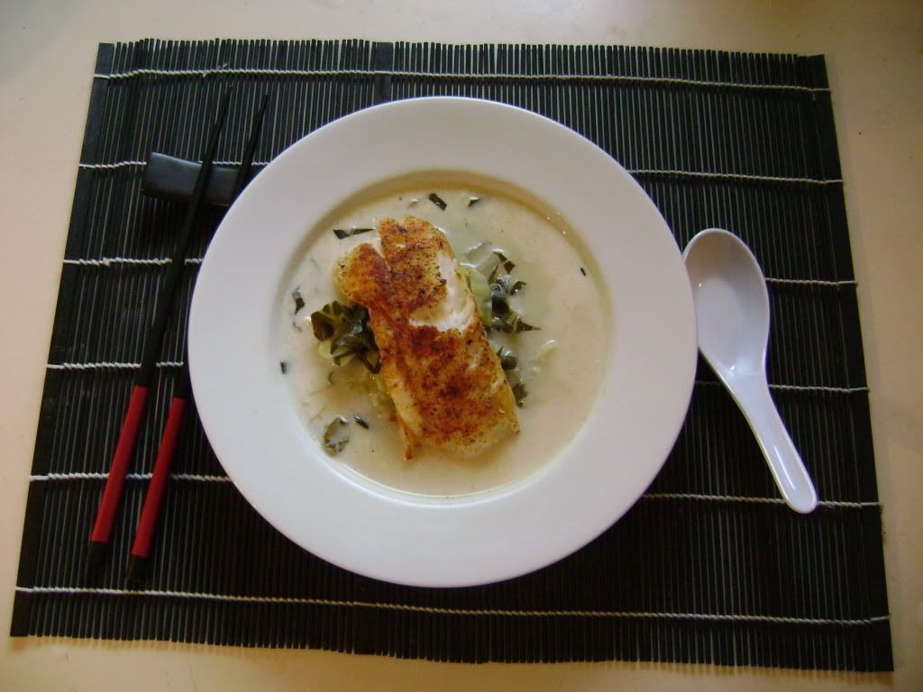 Cod in Thai - inspired Coconut broth
