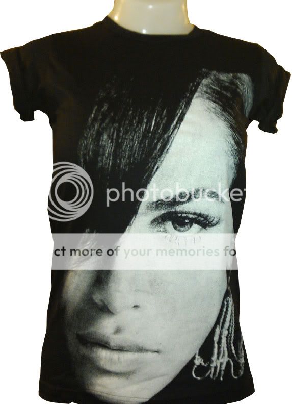   T SHIRT AALIYAH 90s R&B HIP HOP WIZ KHALIFA LIL WAYNE DISPO 