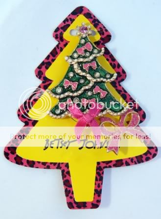 BETSEY JOHNSON Christmas Tree PIN SET x mas holiday NEW  