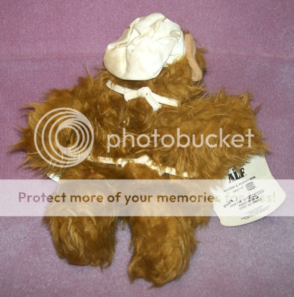 ALF COOKIN A PUPPET Plush Stuffed Animal 11 NWT  